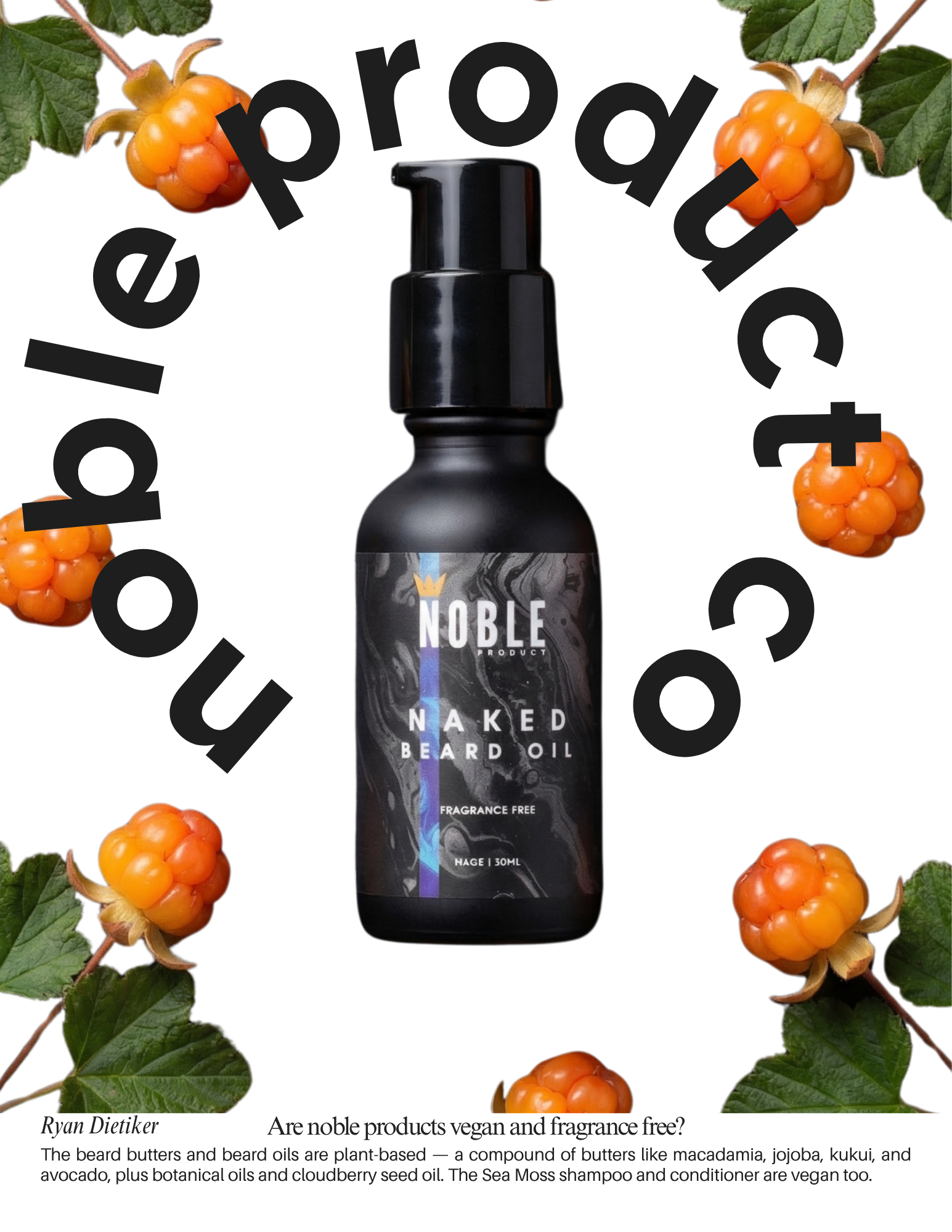 Are Noble Products Vegan and Fragrance-Free?