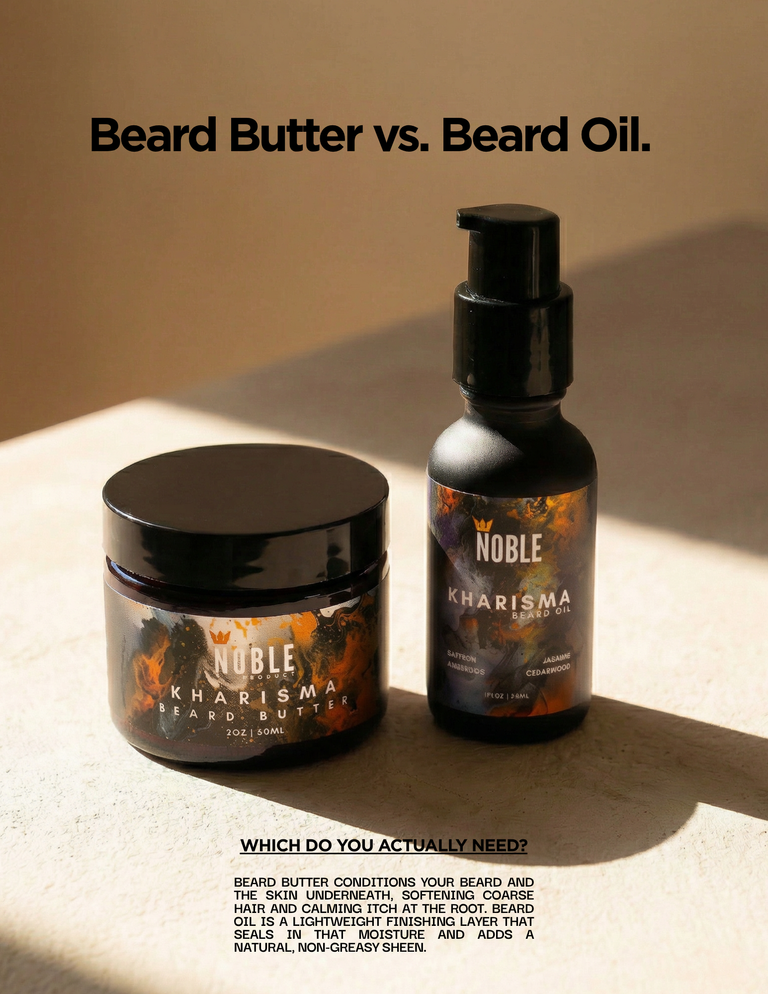 Beard Butter vs. Beard Oil: Which Do You Actually Need?