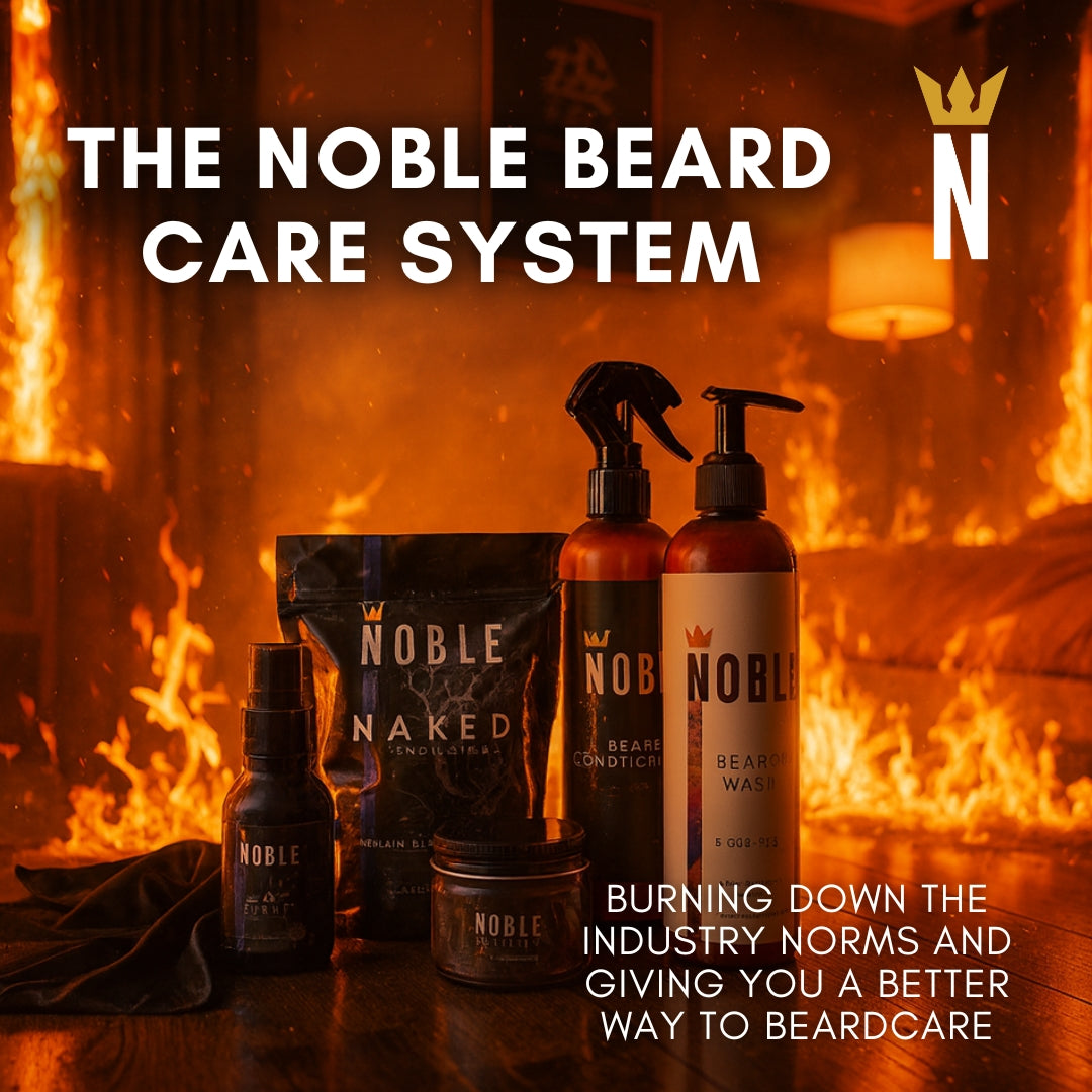 Noble Beard Care System: Skin-First Wash, Conditioner, Butter, Oil