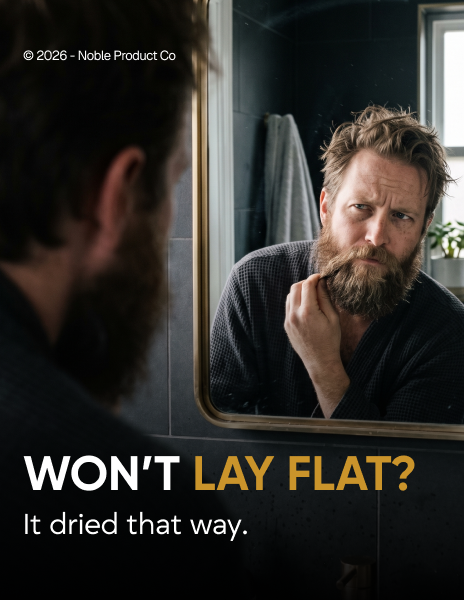 Why Won't My Beard Lay Flat? (It Dried That Way)