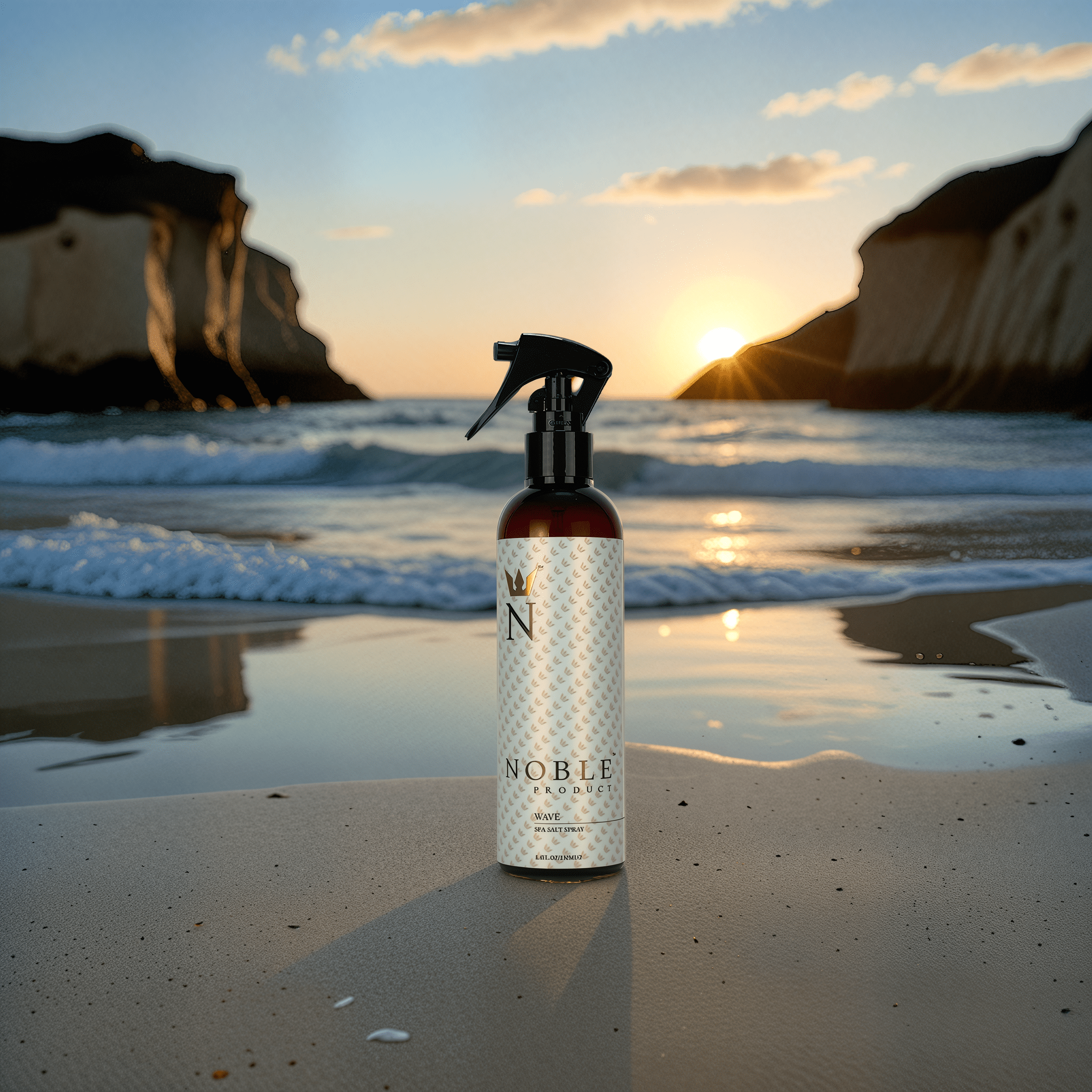Wave Salt Spray | Light Hold, Matte Texture Sea Salt Spray for Beachy Volume – Tropical Ocean Scent – 8 oz