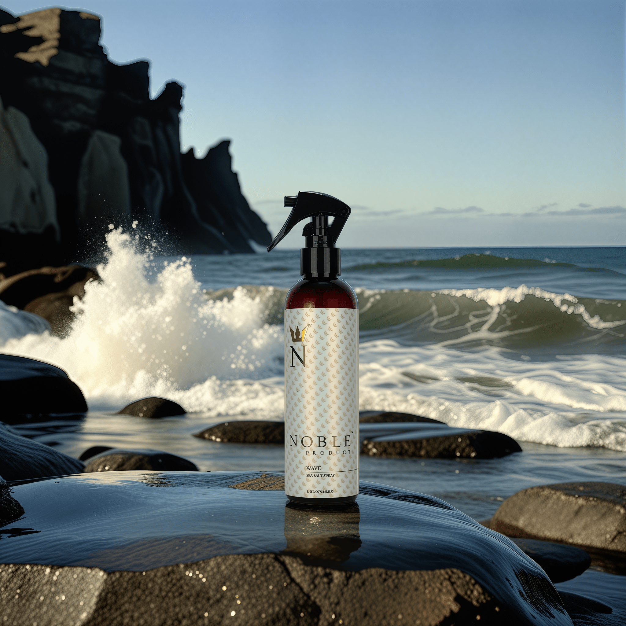 Wave Salt Spray | Light Hold, Matte Texture Sea Salt Spray for Beachy Volume – Tropical Ocean Scent – 8 oz
