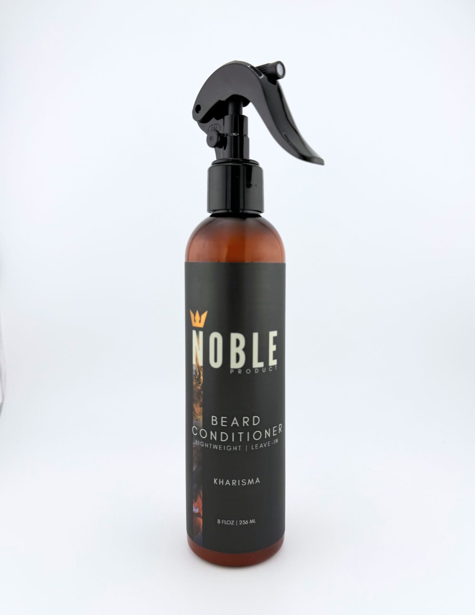 Noble Leave-In Beard Conditioner Spray – 8oz Daily Softener for Coarse Beards with Cloudberry & Broccoli Seed Oil | Limited Edition Kharisma Scent
