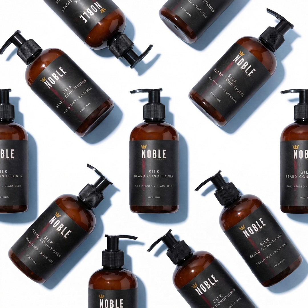 SILK INFUSED BEARD CONDITIONER | Deep Conditioning | Silk & Black Seed Oil | 8 oz