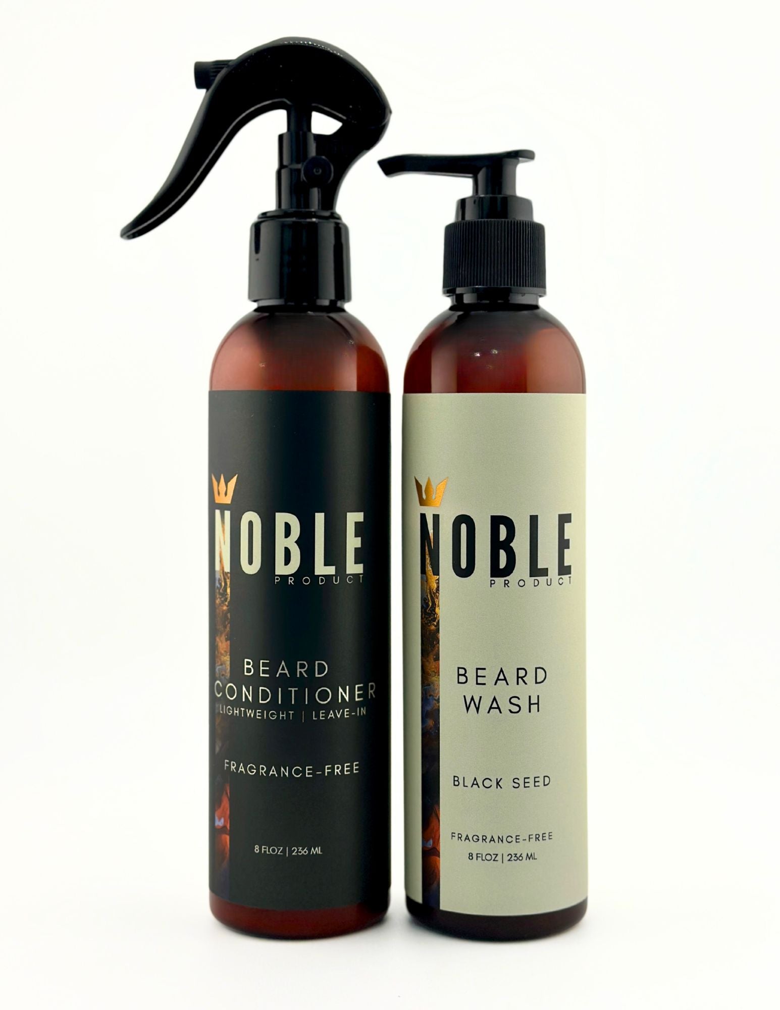 Fragrance-Free Beard Wash & Conditioner Set – Daily Skin-First Routine for Clean, Soft Beards