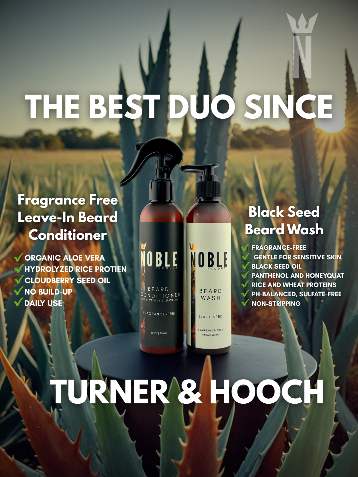 Fragrance-Free Beard Wash & Conditioner Set – Daily Skin-First Routine for Clean, Soft Beards