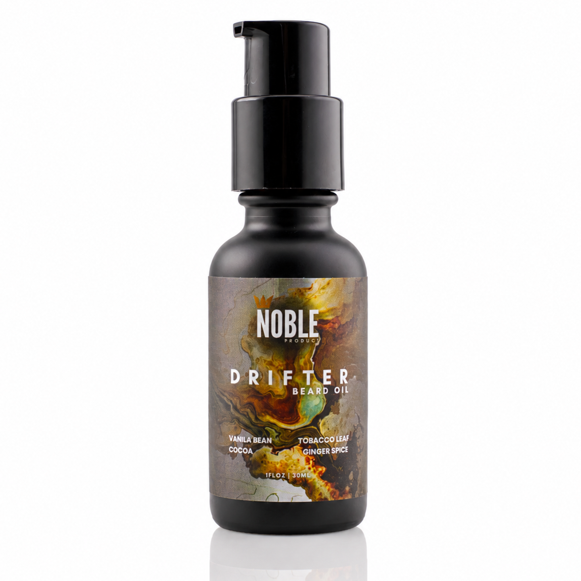 Drifter Beard Oil |Vanilla Bean & Tobacco Flower, Ginger Spice| 1 oz Lightweight Beard Oil