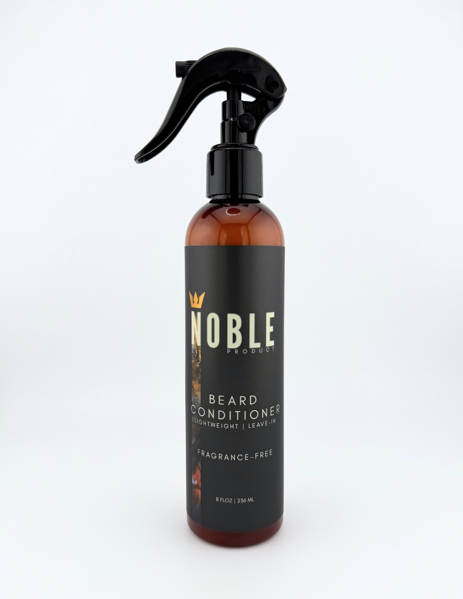 Noble Leave-In Beard Conditioner Spray – 8oz Daily Softener for Coarse Beards with Cloudberry Seed Oil | Fragrance-Free