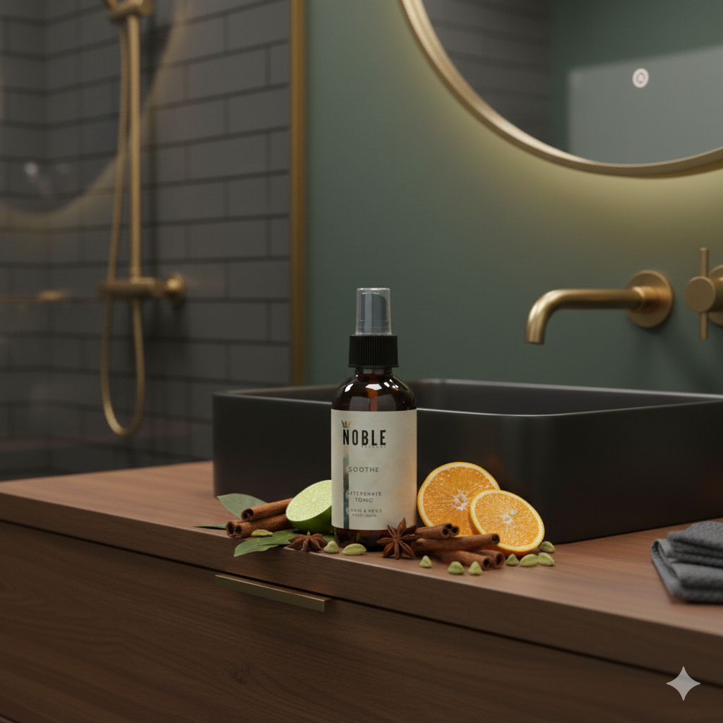 Soothe Aftershave Skin Tonic | Vegan Cooling Aftershave for Razor Burn Relief & Pore Minimizing – 4 oz