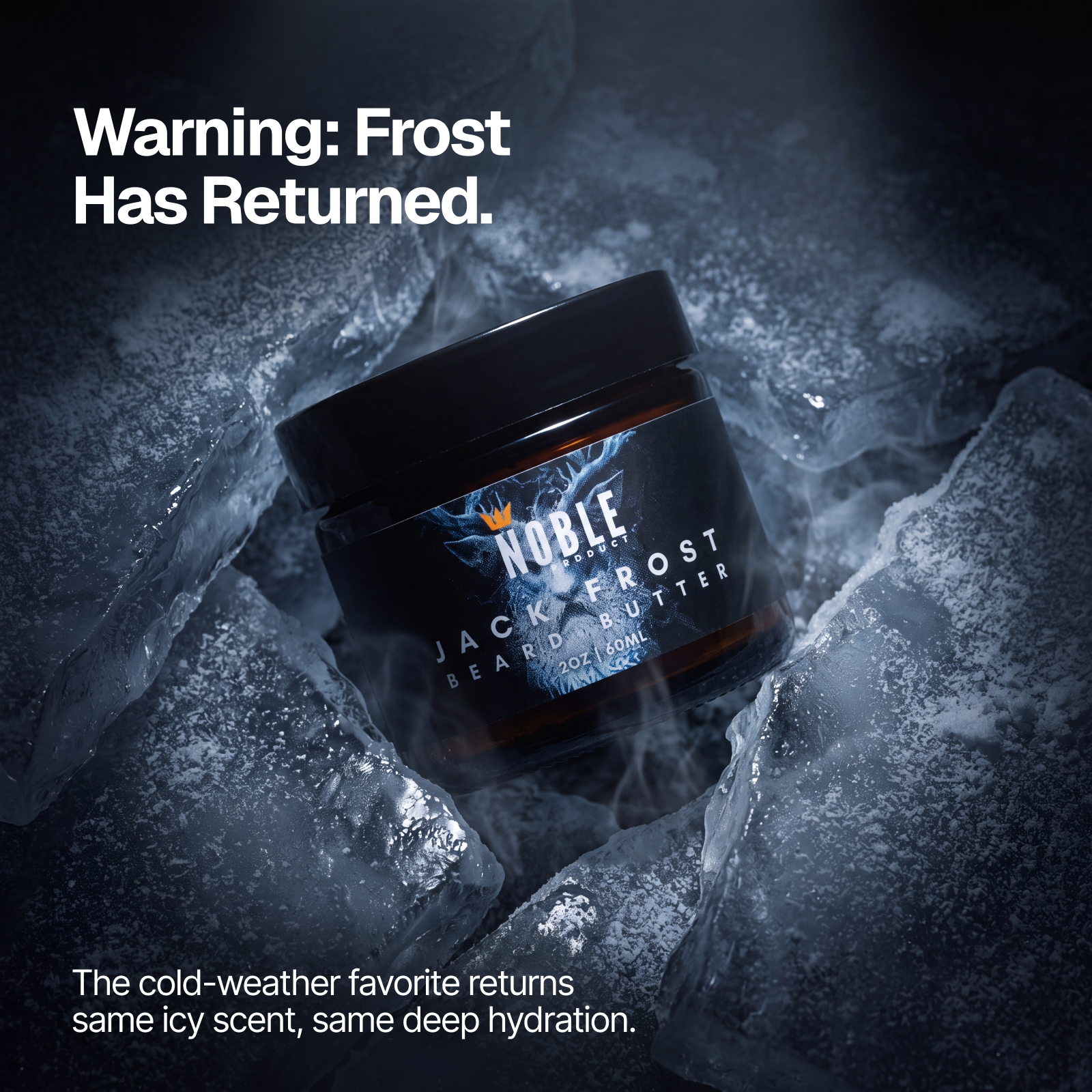 Jack Frost Beard Butter, Combo, and Beardcare System | Hickory, Suede & Peppermint | Noble Product Co.