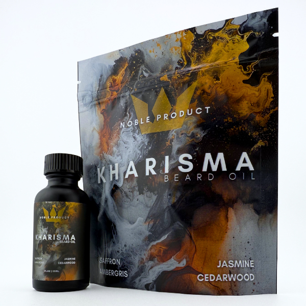 Kharisma Beard Oil | Saffron, Jasmine, Ambergris & Cedarwood (1 oz)