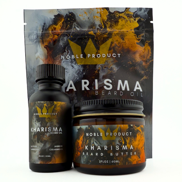 KHARISMA BEARD CARE COMBO | Conditioning | Saffron & Ambergris | Butter & Oil Set
