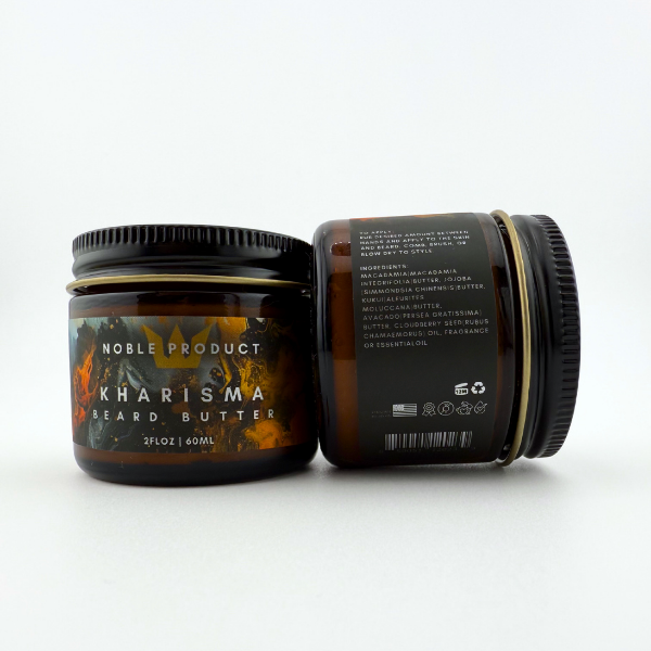 Kharisma Beard Butter | Saffron, Jasmine, Ambergris & Cedarwood (2 oz)