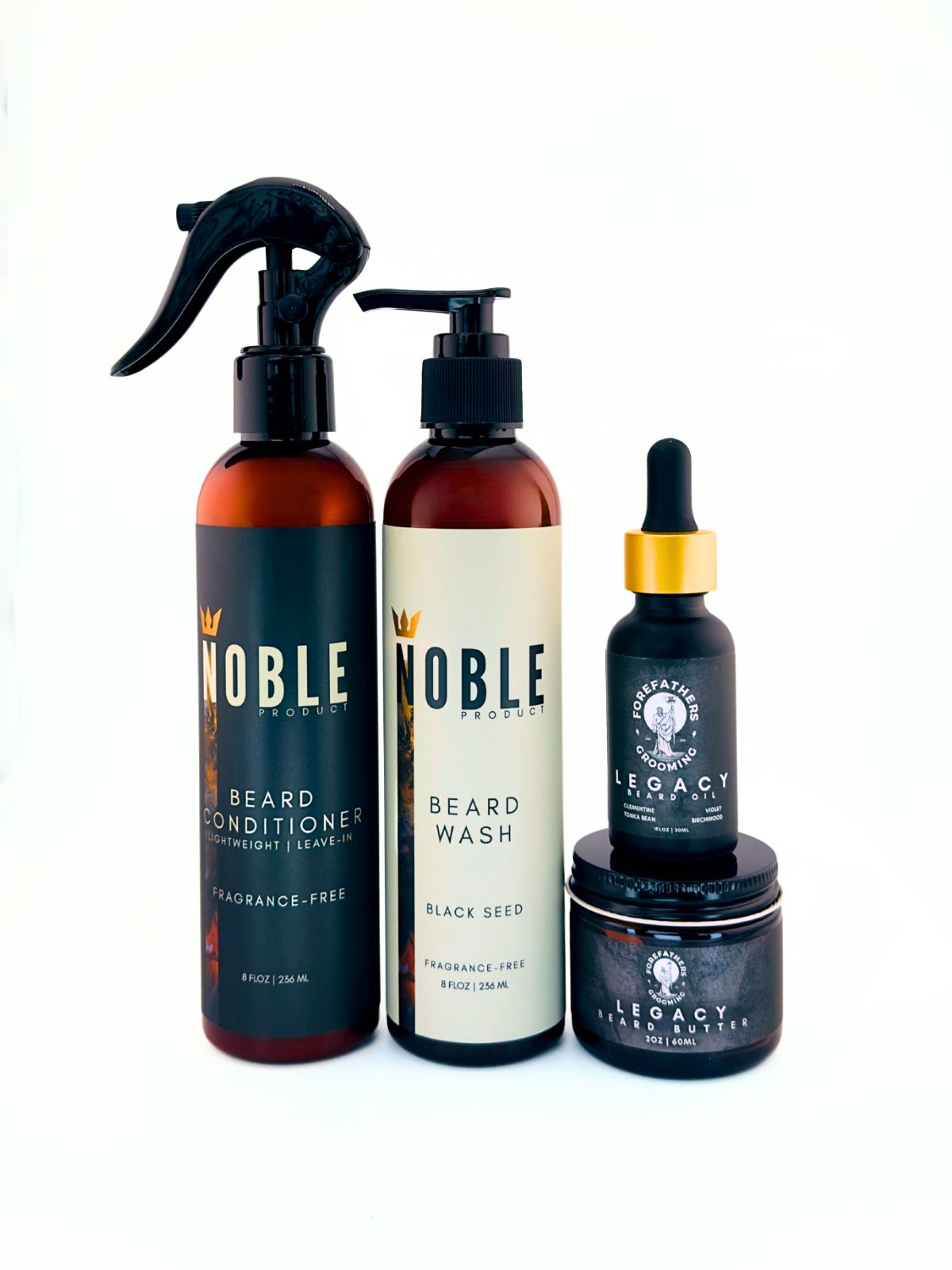 BACK IN STOCK! Legacy Beard Care Kit – 4-Piece Ritual with Clean, Sophisticated Scent