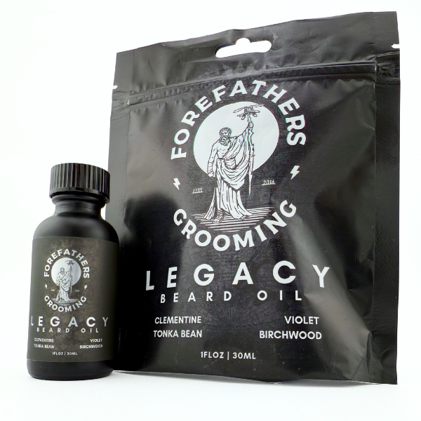 Legacy Beard Oil | Clementine, Violet, Tonka Bean & Birchwood (1 oz)