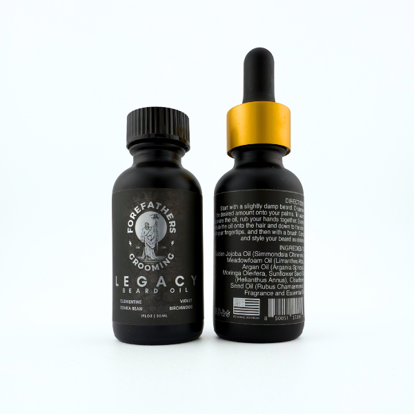 Legacy Beard Oil | Clementine, Violet, Tonka Bean & Birchwood (1 oz)