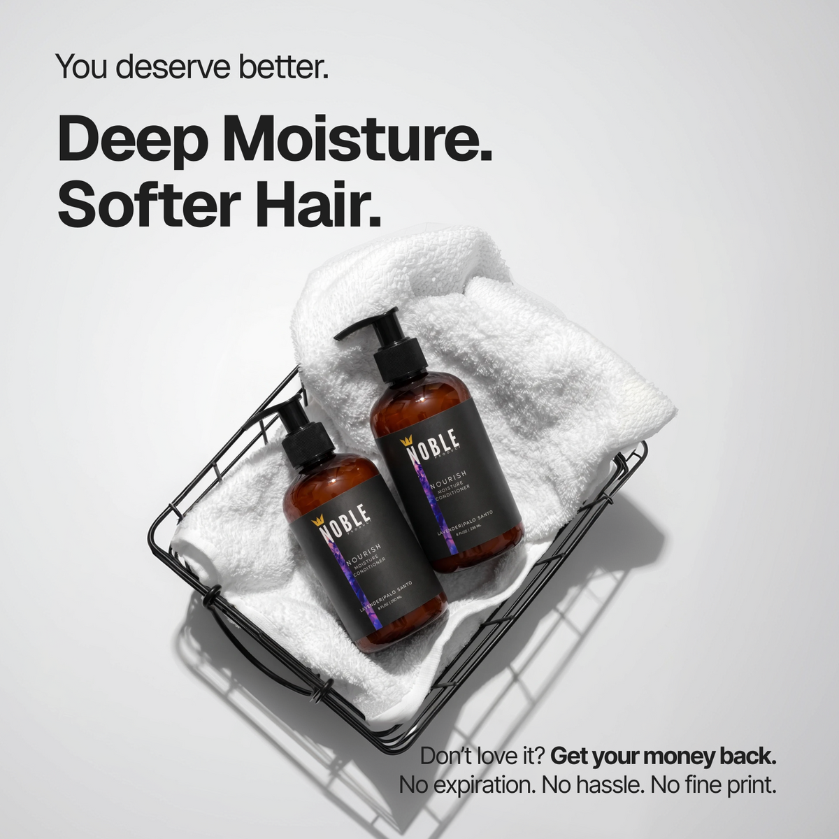 Nourish Sea Moss Conditioner | Mineral-Rich | Palo Santo & Lavender | 8 oz