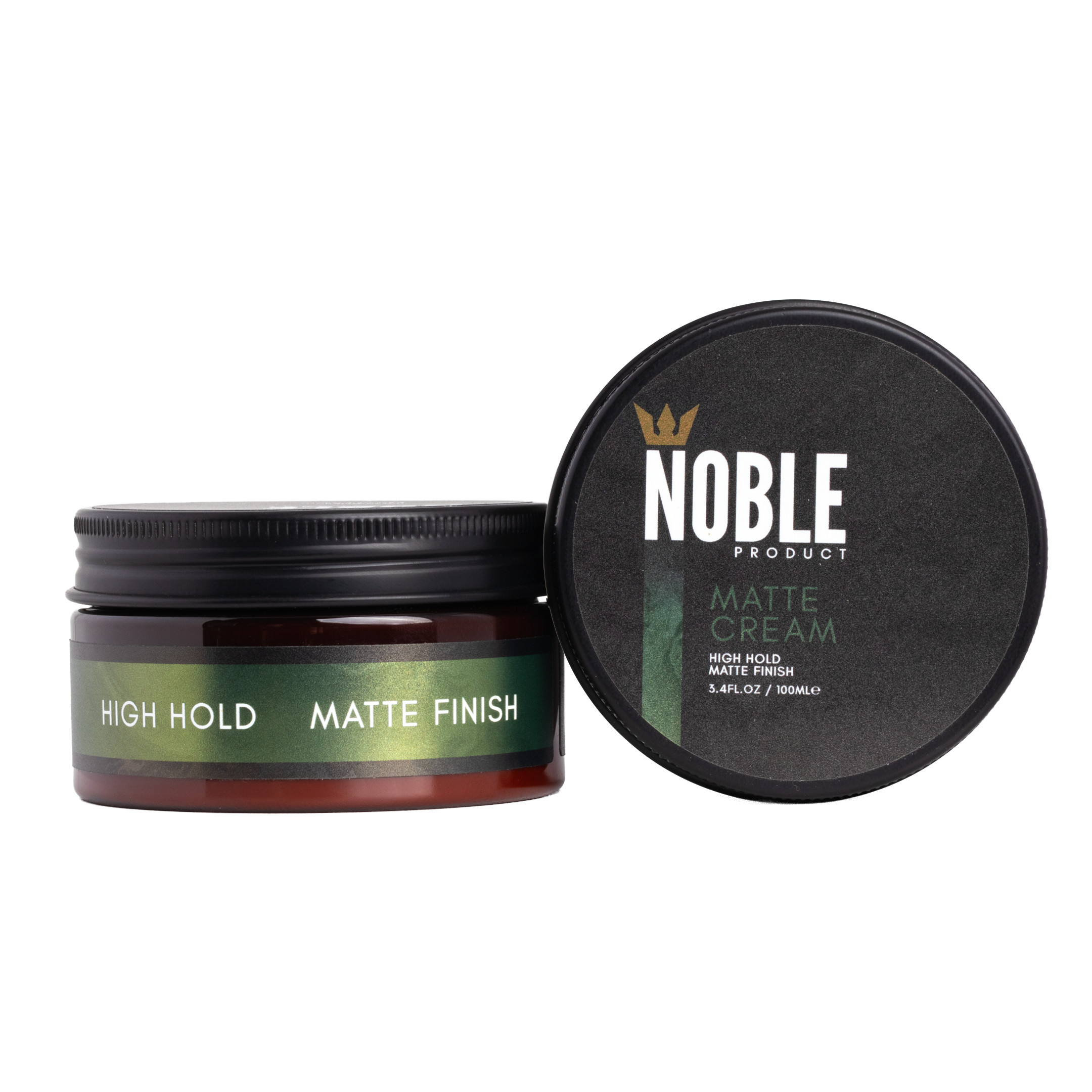 Matte Cream | High Hold Hair Styling Cream with Matte Finish – Coconut Citrus Scent – 3.4 oz