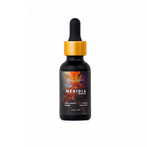 Meridia Beard Oil | Vanilla Orchid, Almond, Palo Santo & Atlas Cedarwood (1 oz)
