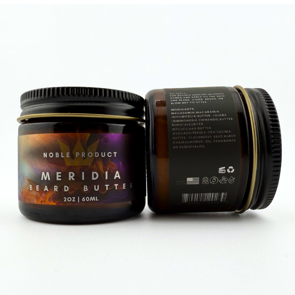 Meridia Beard Butter | Vanilla Orchid, Almond, Incense, Palo Santo (2 oz)