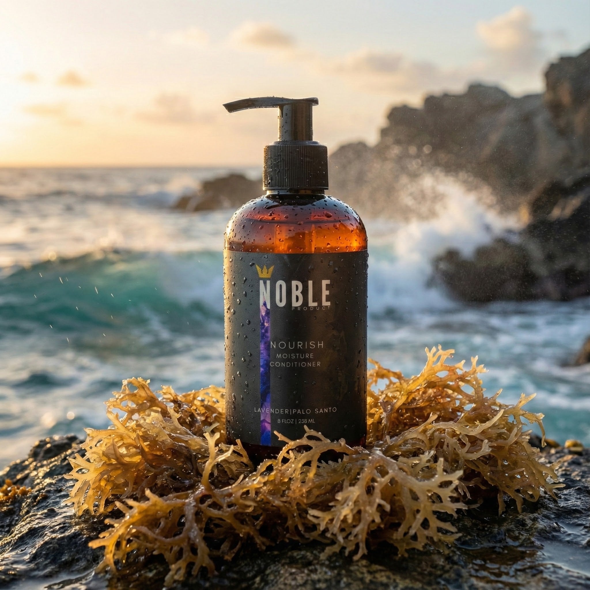 NOURISH SEA MOSS CONDITIONER | Mineral-Rich | Palo Santo & Lavender | 8 oz