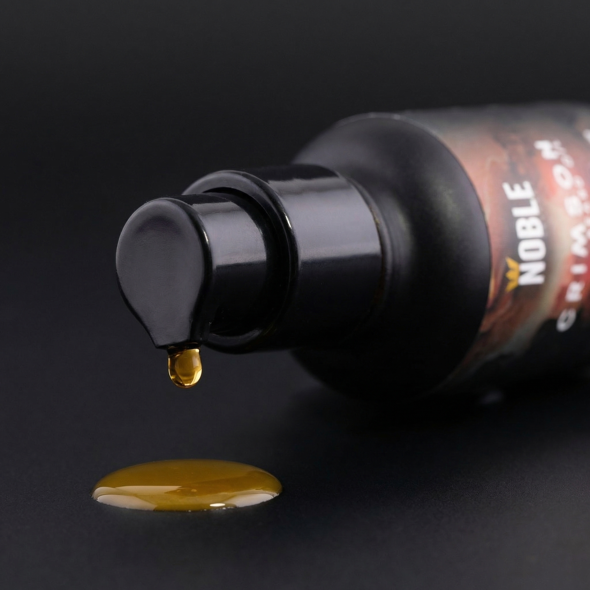 Crimson Beard Oil | 1 oz Lightweight Beard Oil | Dark Cherry Tobacco Cypriol Devilwood