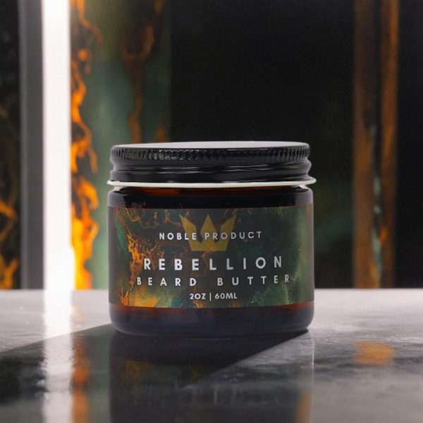 Rebellion Beard Care Set | Bold Beard Oil + Beard Butter – Patchouli, Amber Smoke & Sandalwood