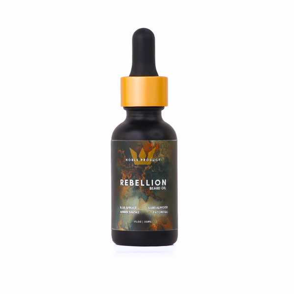Rebellion Beard Oil | Blue Spruce, Amber Smoke, Sandalwood & Patchouli (1 oz)