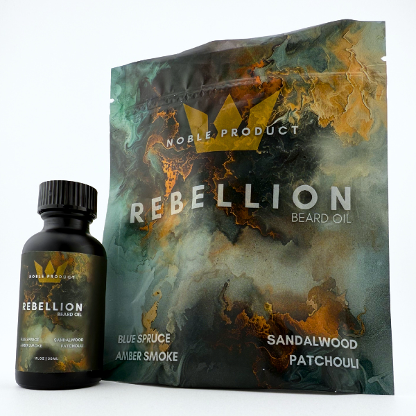 Rebellion Beard Oil | Blue Spruce, Amber Smoke, Sandalwood & Patchouli (1 oz)