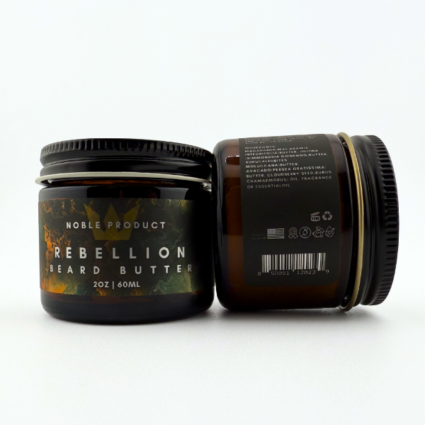 Rebellion Beard Butter | Blue Spruce, Amber Smoke, Sandalwood & Patchouli (2 oz)