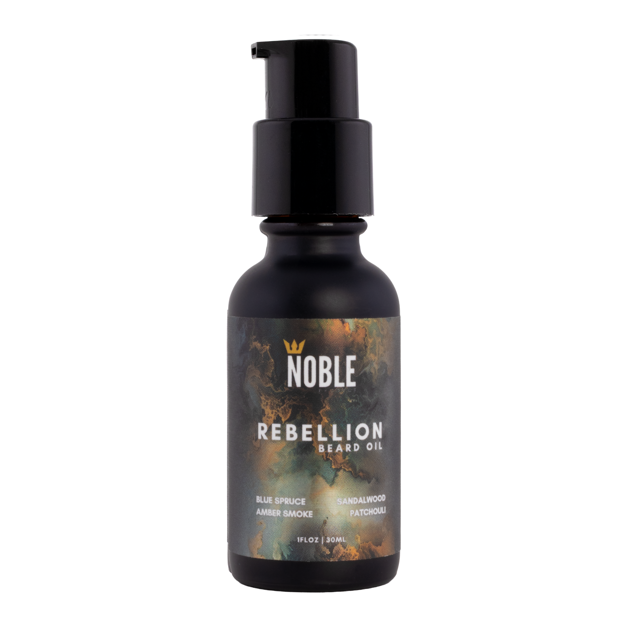 REBELLION BEARD OIL | Lightweight Hydration | Blue Spruce & Amber Smoke | 1 oz