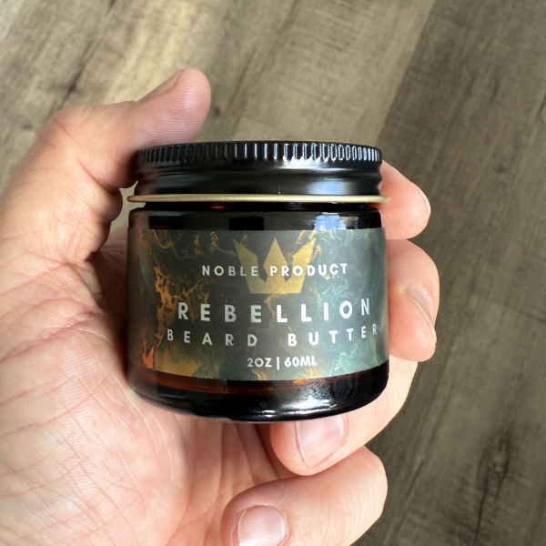 Rebellion Beard Butter | Blue Spruce, Amber Smoke, Sandalwood & Patchouli (2 oz)
