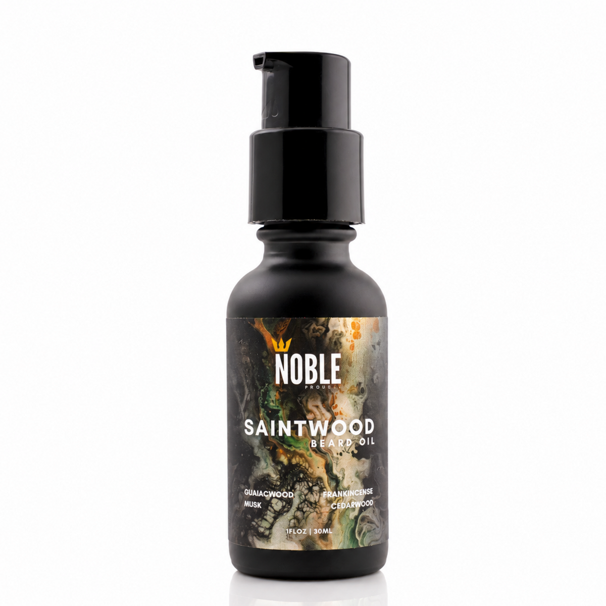 Saintwood Beard Oil | Lightweight Hydration | Guaiac Wood & Frankincense | 1 oz