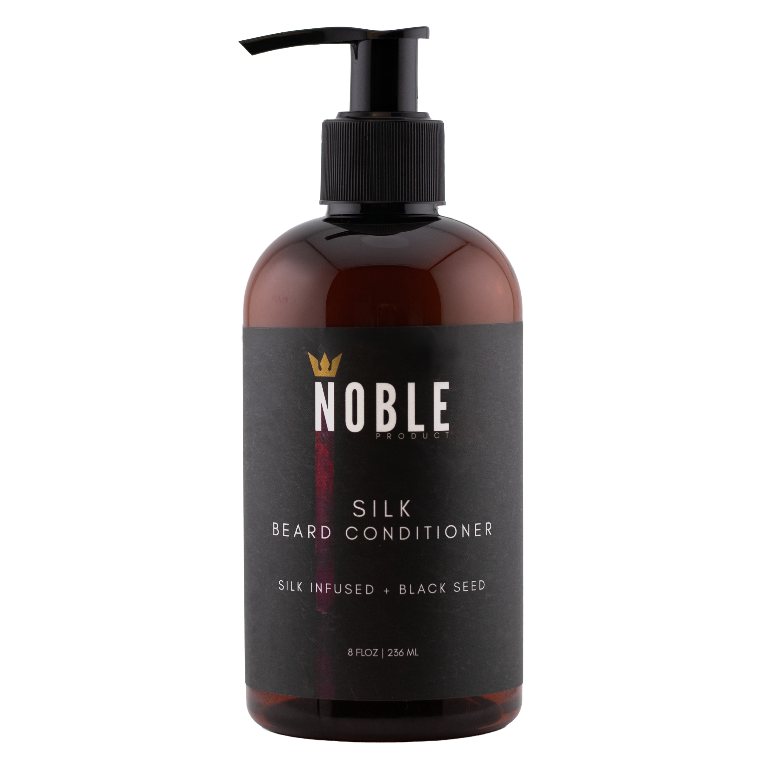 Silk Infused Beard Conditioner – 8oz Deep Conditioning Rinse For All Beards With Hydrolyzed Silk & Black Seed Oil