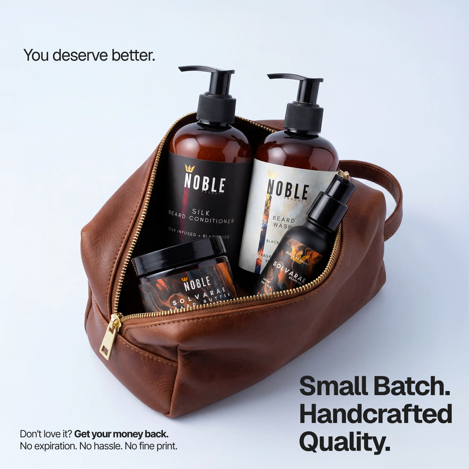 SOLVARAE BEARD CARE SYSTEM | LEATHER, BLACK PEPPER, CARDAMOM & EXOTIC OUD