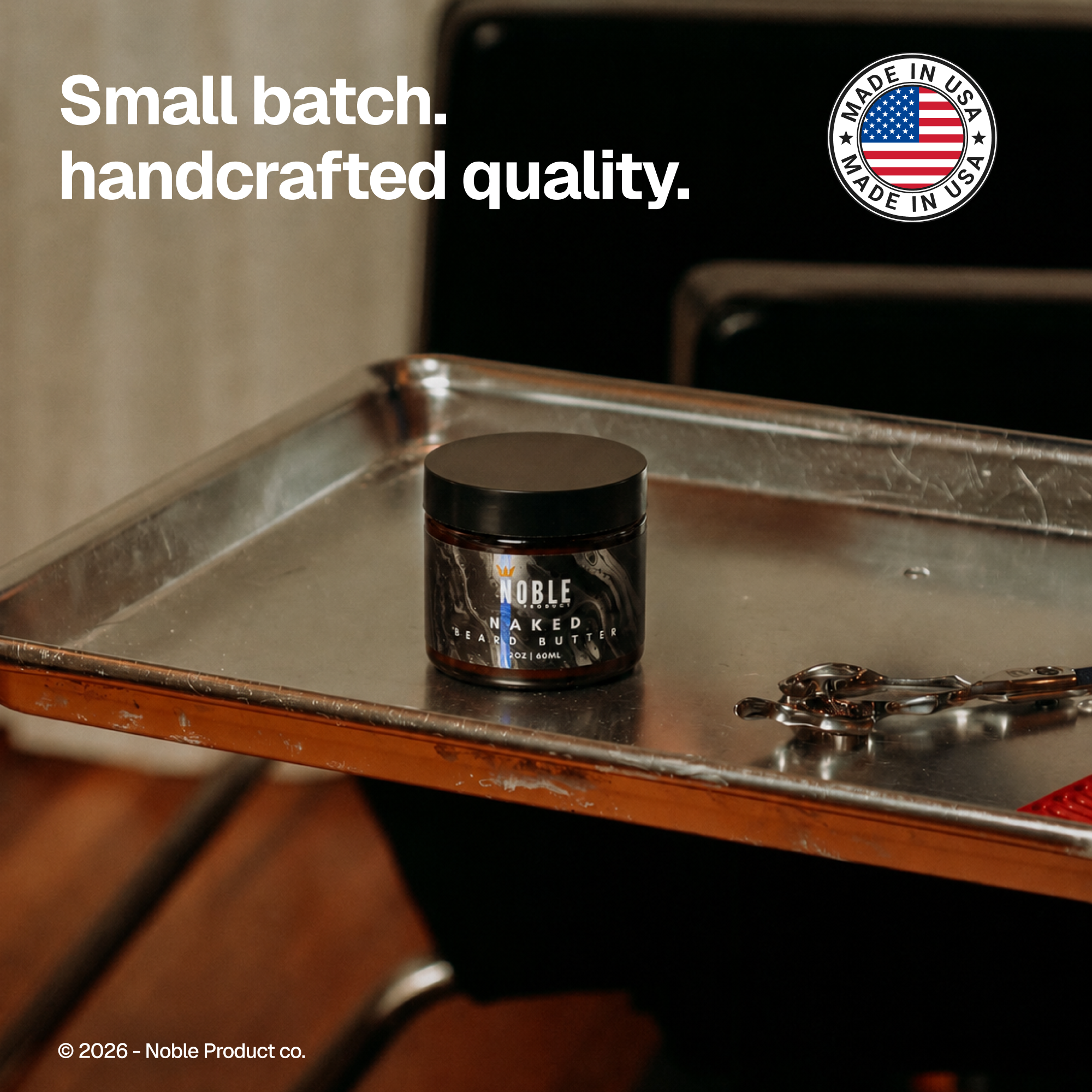 Naked Beard Butter | Daily Hydration | Fragrance-Free | 2 oz