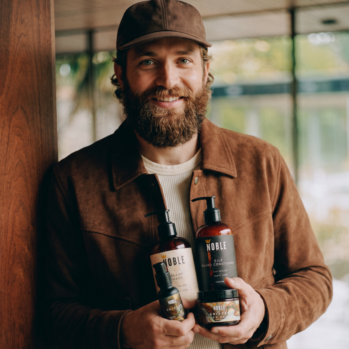 Drifter Beard Care System | Deep Conditioning | Vanilla & Tobacco | 4-Piece Set