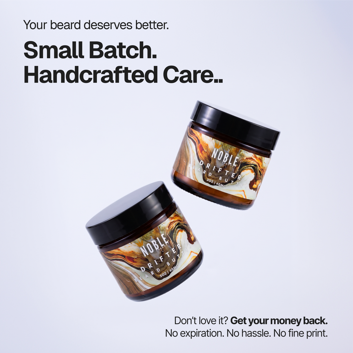 Drifter Beard Butter | Conditioning | Vanilla Bean, Tobacco Flower & Ginger Spice | 2oz