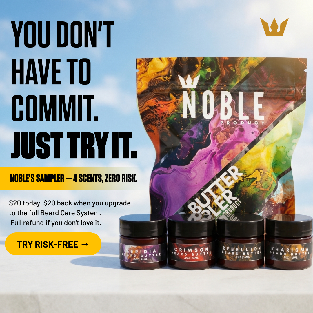 NOBLE BEARD BUTTER SAMPLER | Scent Discovery | 4-Piece Variety Set