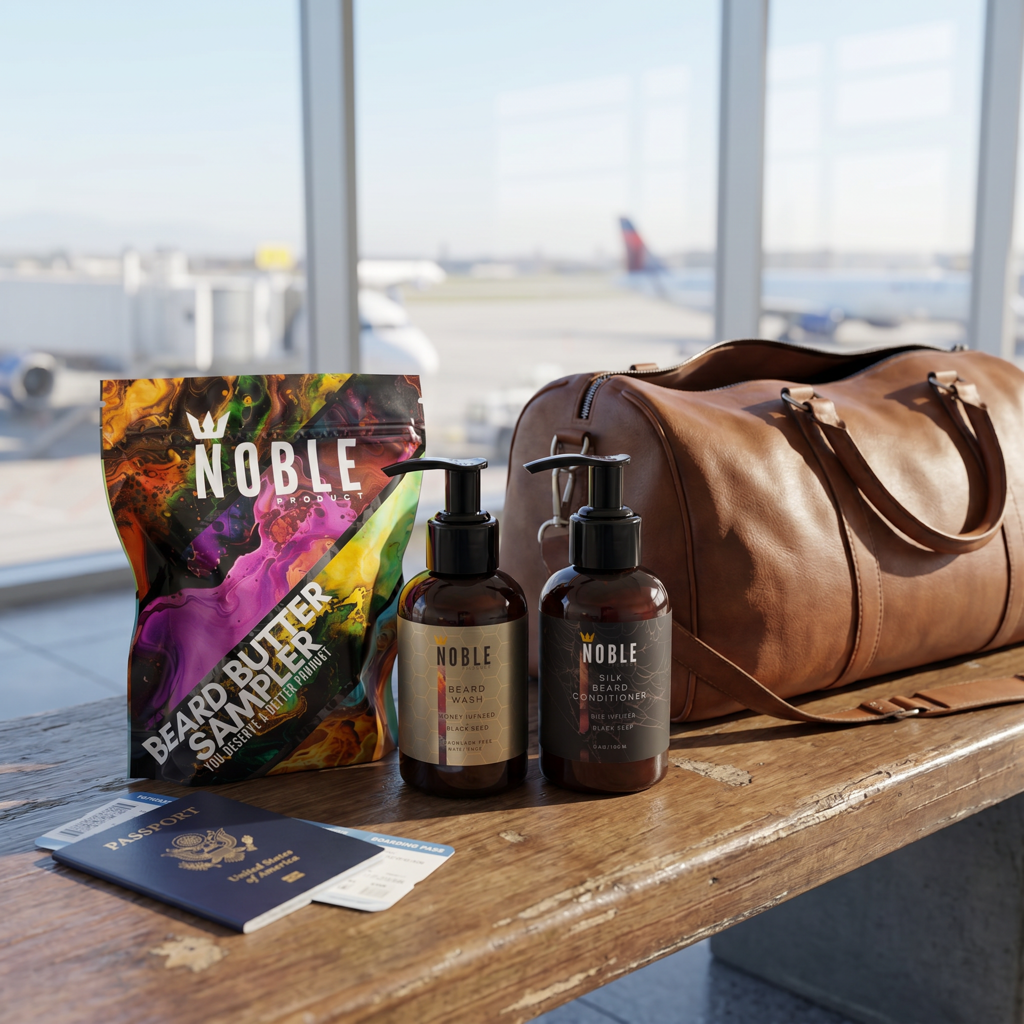 FATHER'S DAY TRAVEL KITS | TSA-FRIENDLY BEARD & HAIR CARE SYSTEM