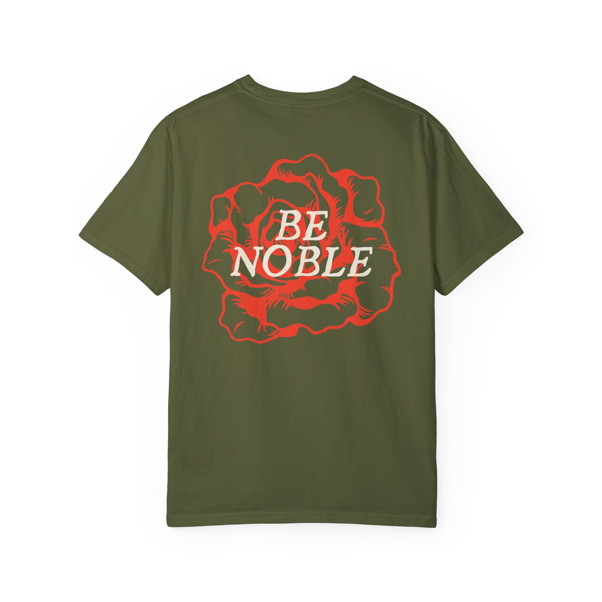 Noble Rose Ivory Text T-shirt