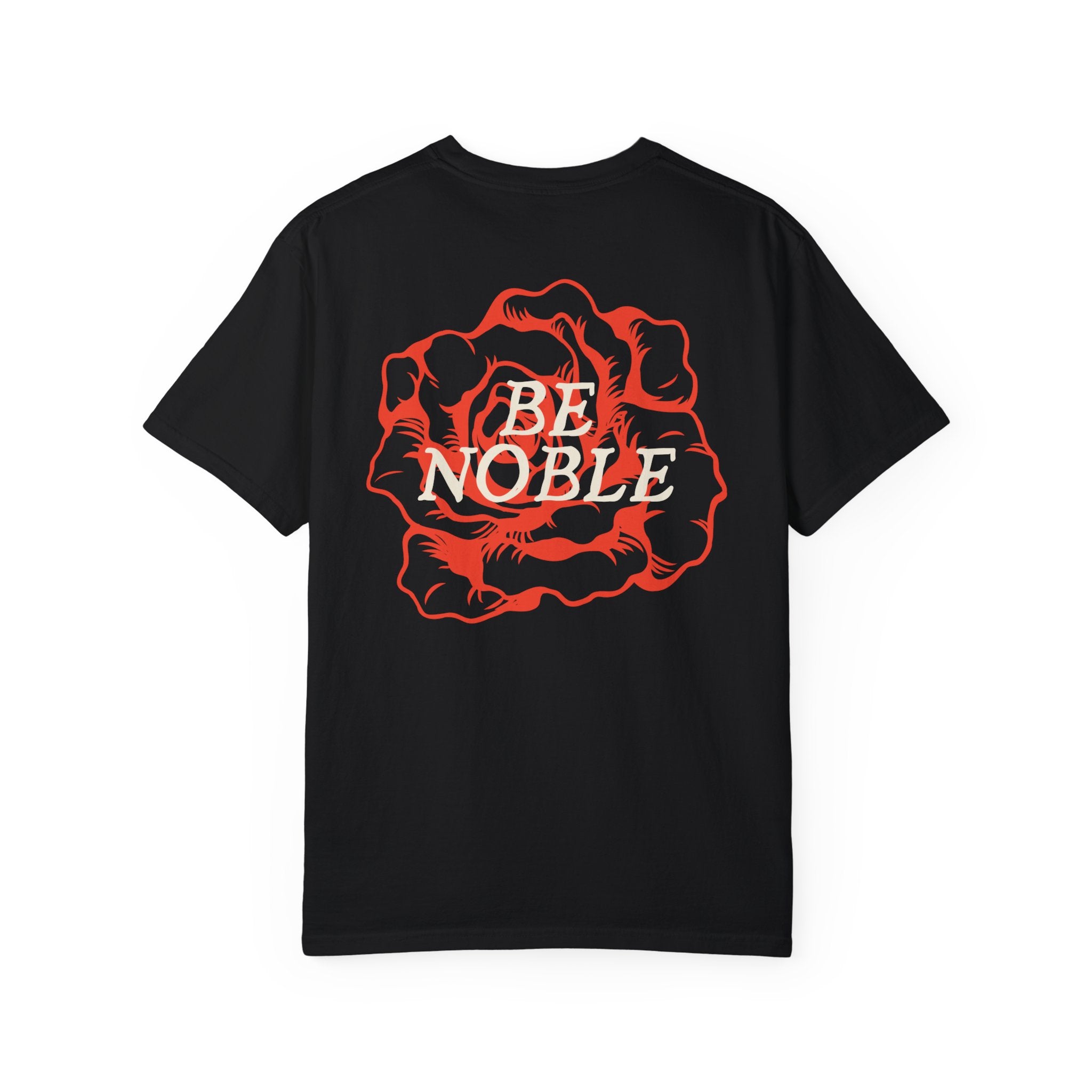 Noble Rose Ivory Text T-shirt