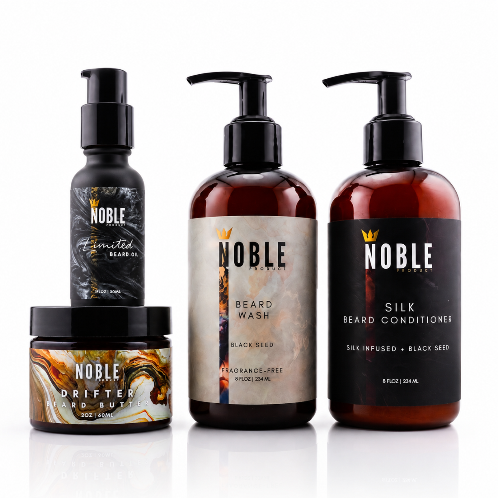 DRIFTER FALL BEARD CARE COLLECTION | BUTTER, COMBO OR FULL SYSTEM | VANILLA BEAN, TOBACCO FLOWER & GINGER SPICE