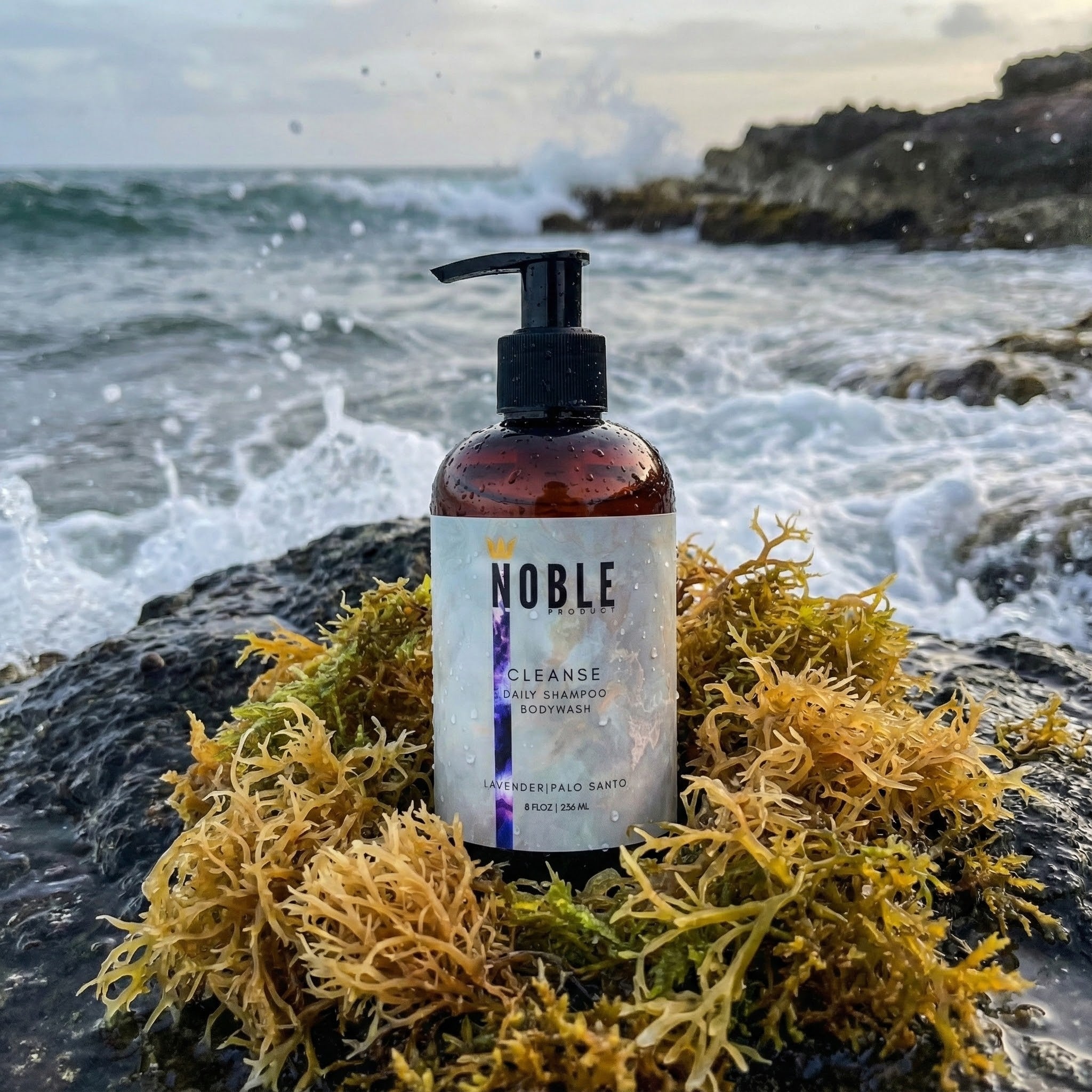 Noble Product Seamoss Shampoo | Palo Santo & Lavender (8oz.)