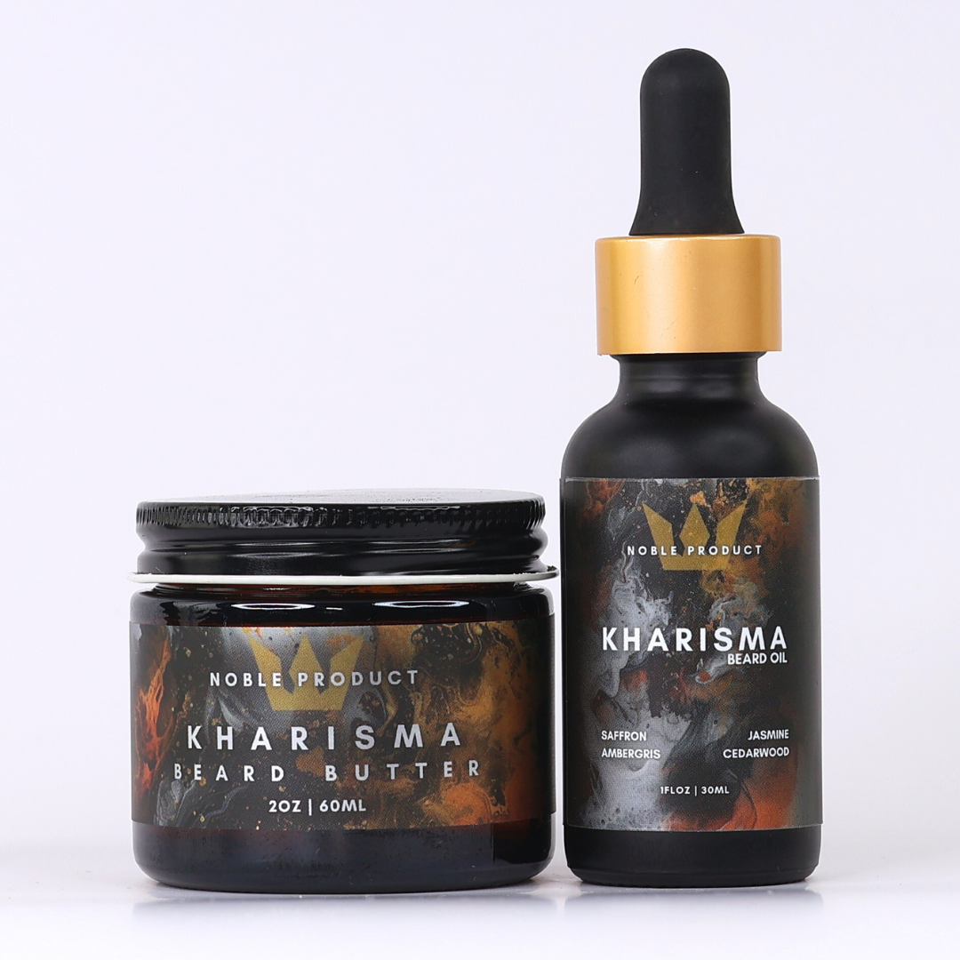 Kharisma Combo Beard Oil & Butter Set for Softness | Noble Product Co