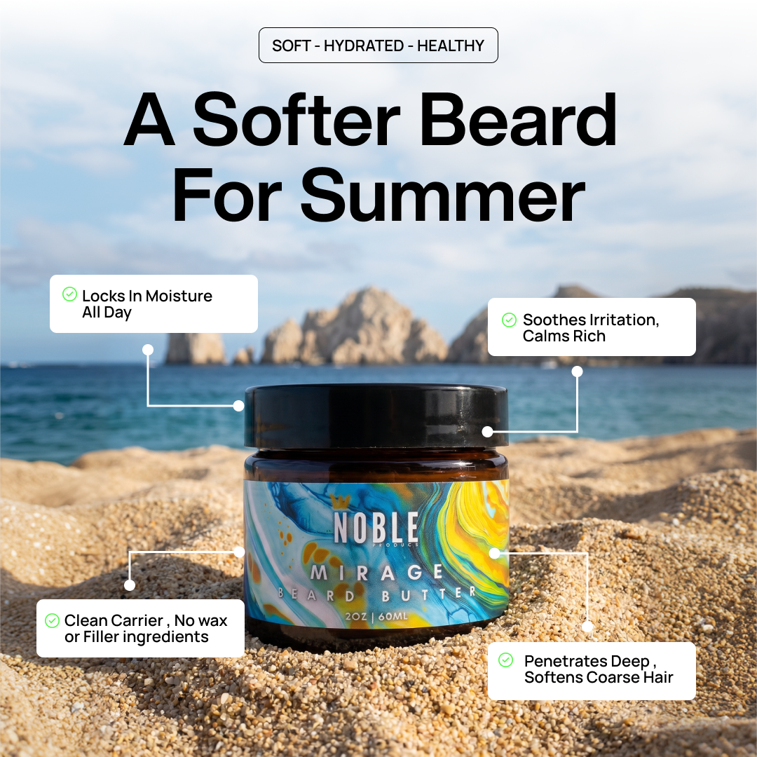 MIRAGE BEARD BUTTER | Conditioning | Bergamot & Sea Coconut | 2 oz