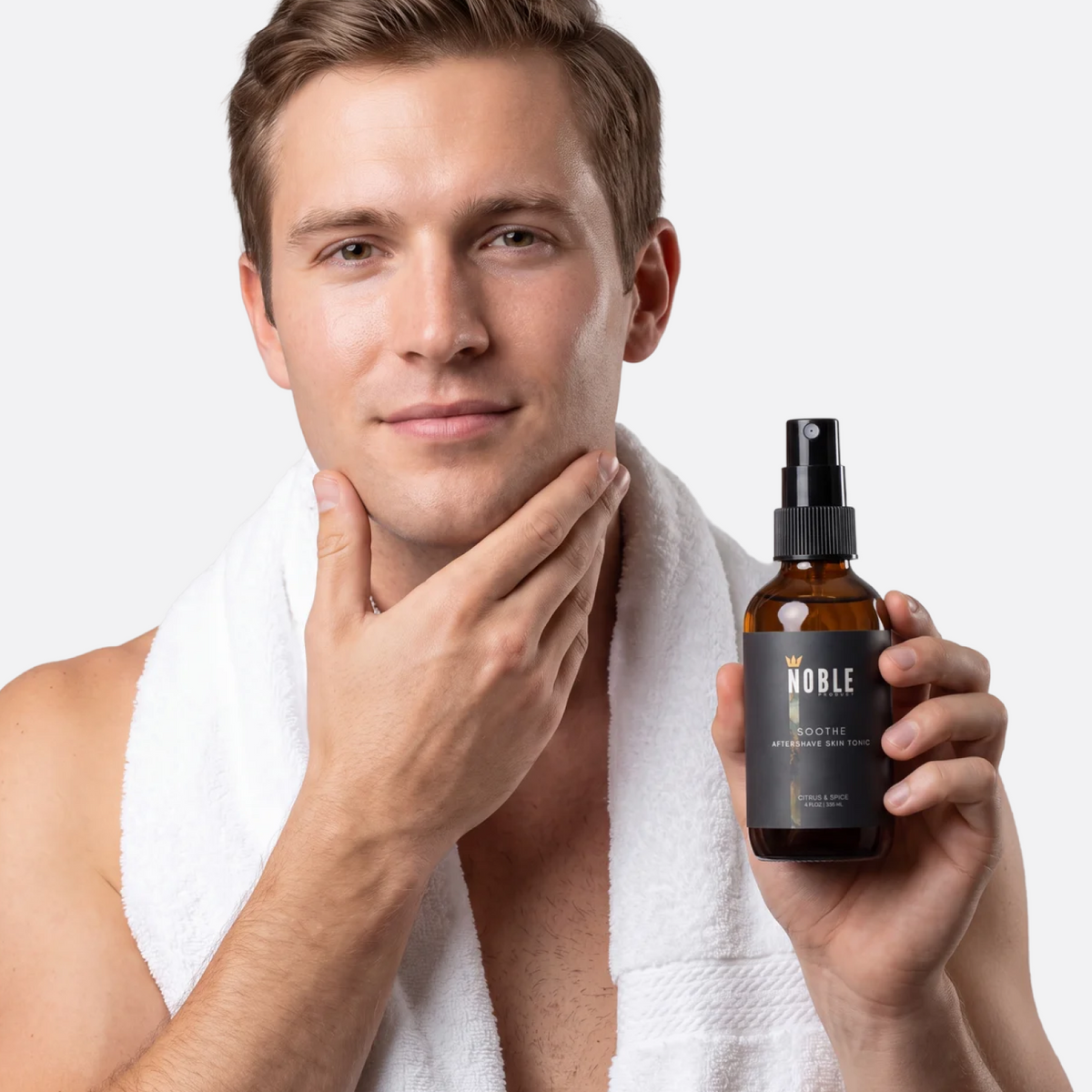 Soothe Aftershave Skin Tonic product features | Noble Product Co.