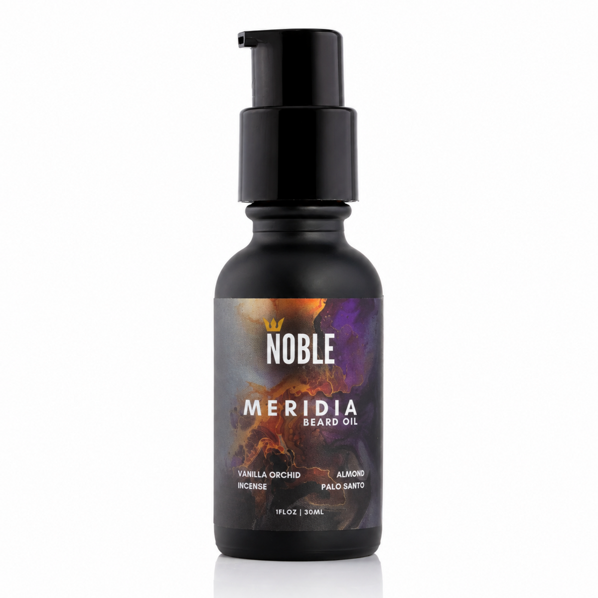 Meridia Beard Oil | Lightweight Hydration | Vanilla Orchid & Palo Santo | 1 oz