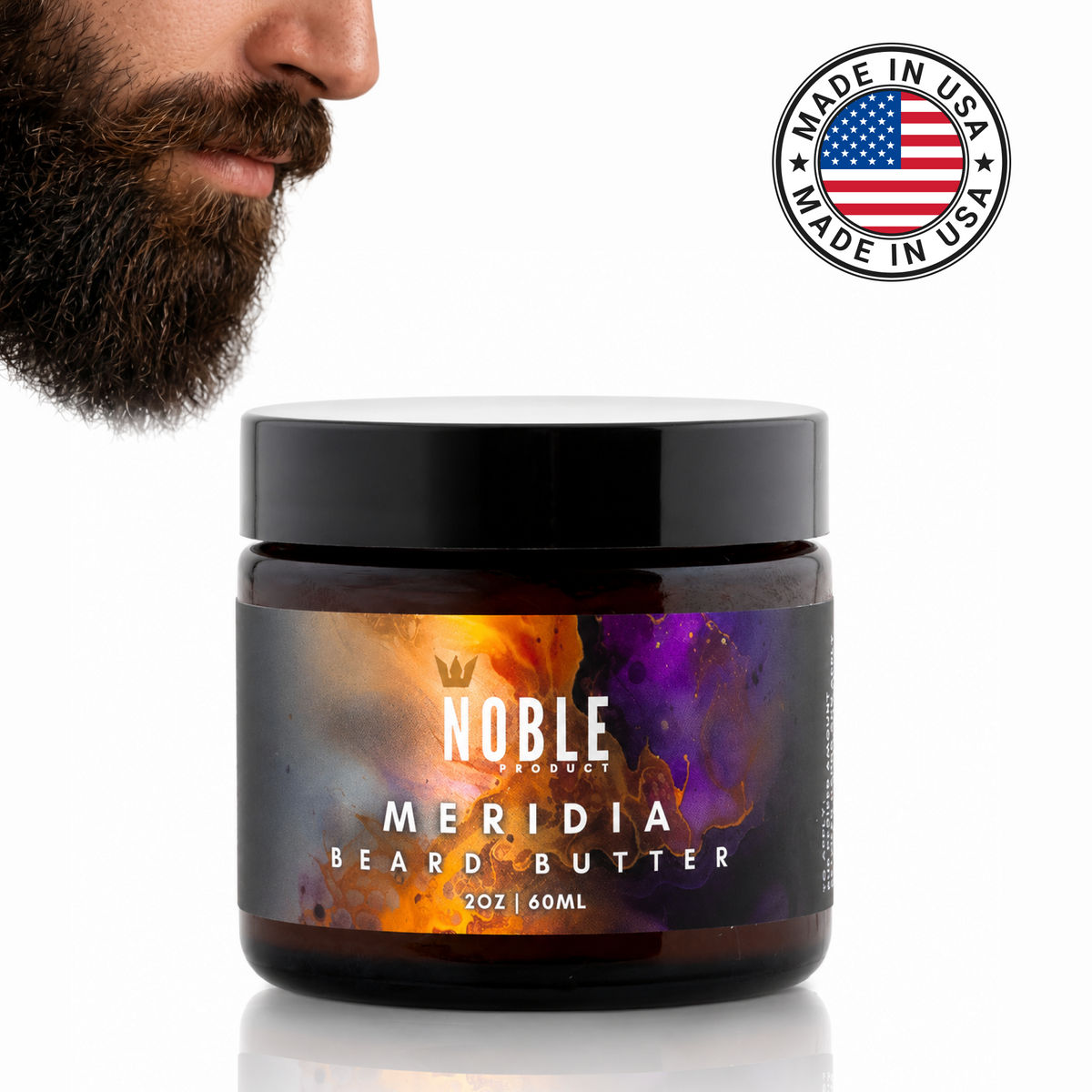 Meridia Beard Butter product detail image | Noble Product Co.