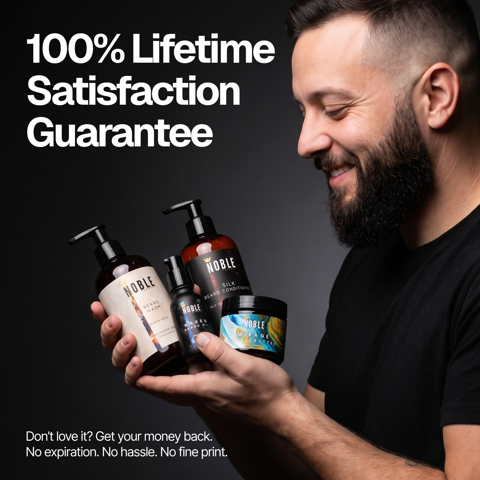 Mirage Beard Care System | Conditioning | Bergamot & Sea Coconut | 4-Piece Set